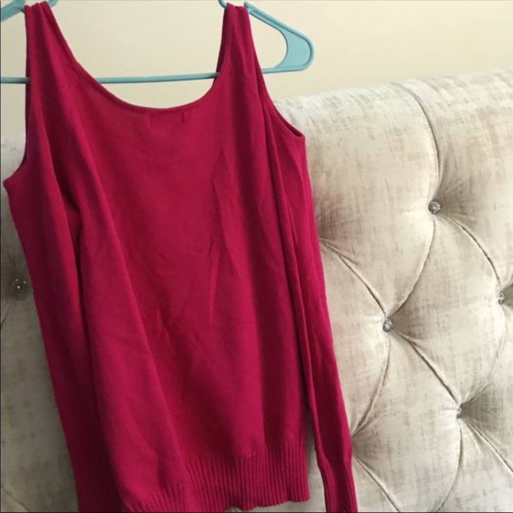 Off the shoulder sweater